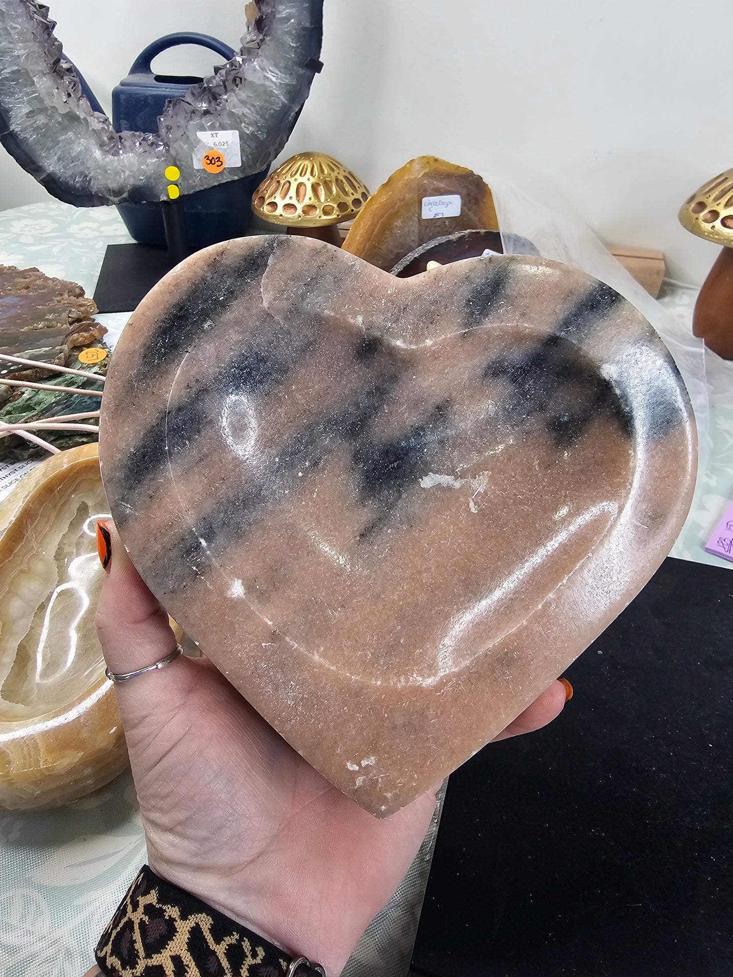Rhodenite Heart Bowl