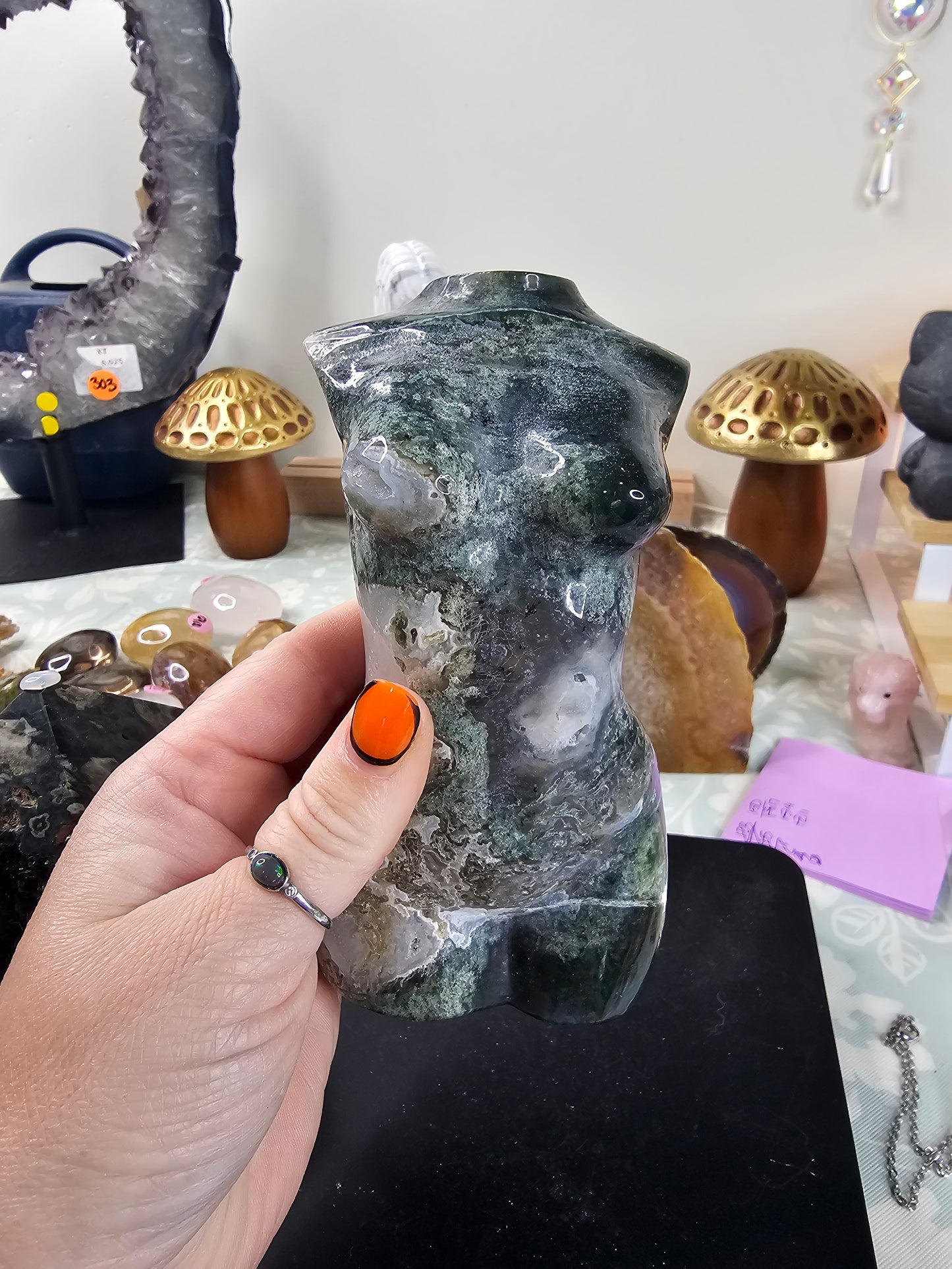 Moss Agate Lady Body